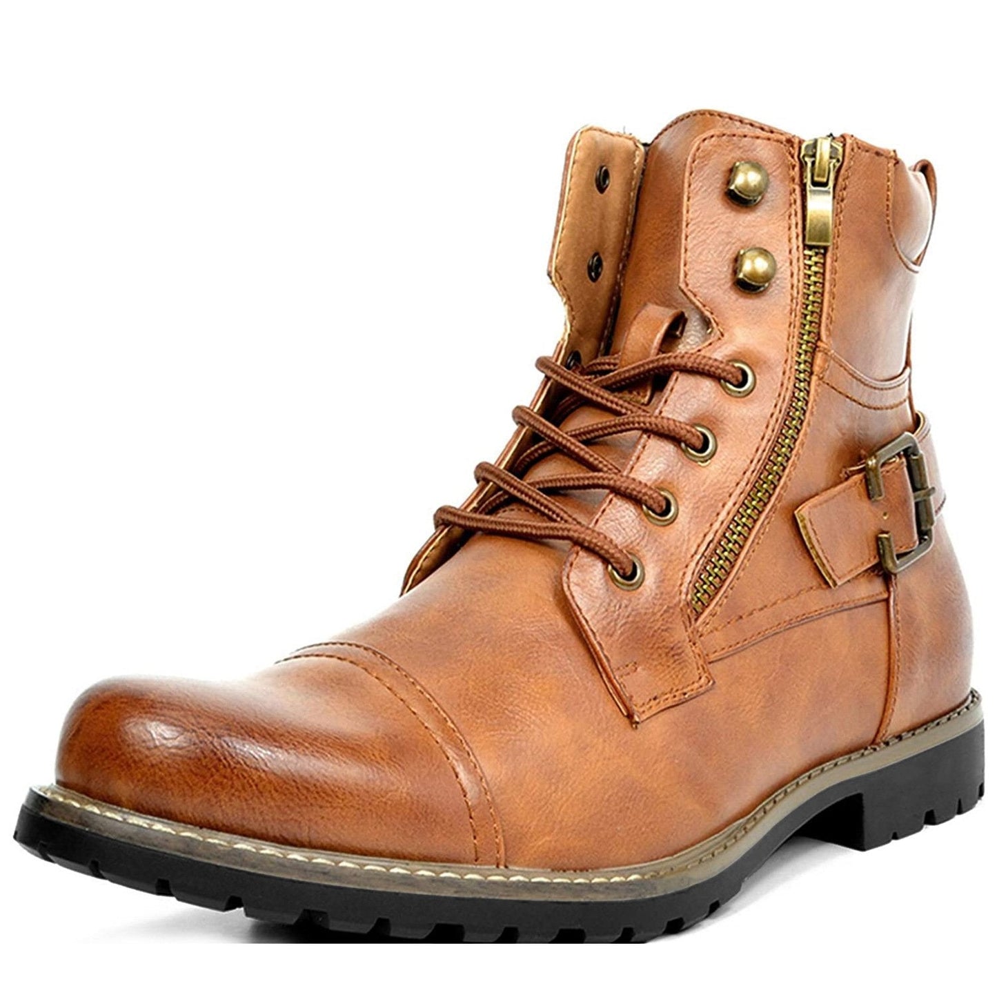 Men's Fashionable And Comfortable Genuine Leather Motorcycle Boots