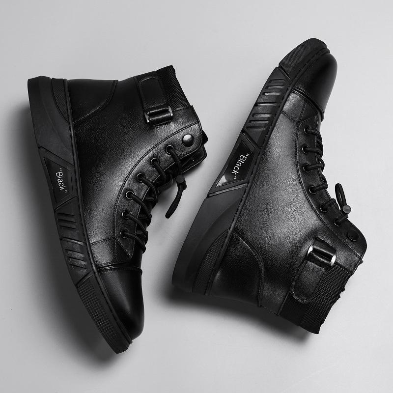 Men's Casual Versatile Genuine Leather Ankle Boots